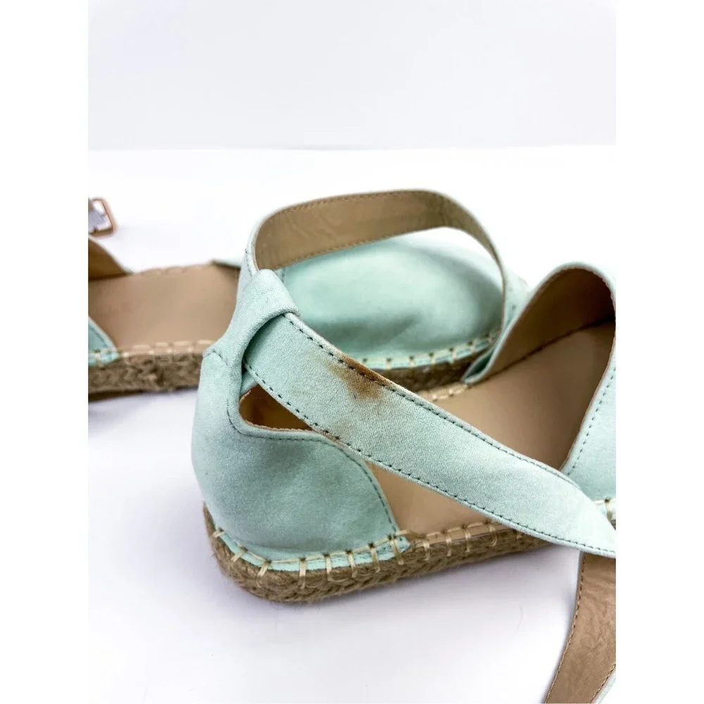 ASOS Truffle Collection two‎ part espadrille shoes in mint